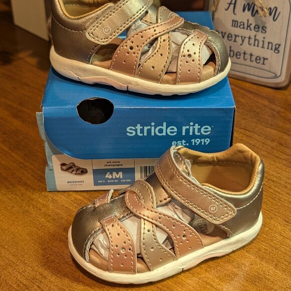 Stride Rite SRT Stretch Xena Champagne Size 4 Medium - Picture 1 of 10